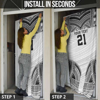 Flying Fijians Pacific Fiji Rugby Custom Door Cover Polynesian Pattern - Polynesian Pride