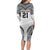 Flying Fijians Pacific Fiji Rugby Custom Family Matching Long Sleeve Bodycon Dress and Hawaiian Shirt Polynesian Pattern