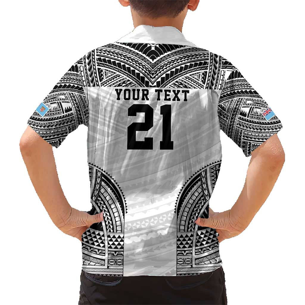 Flying Fijians Pacific Fiji Rugby Custom Hawaiian Shirt Polynesian Pattern