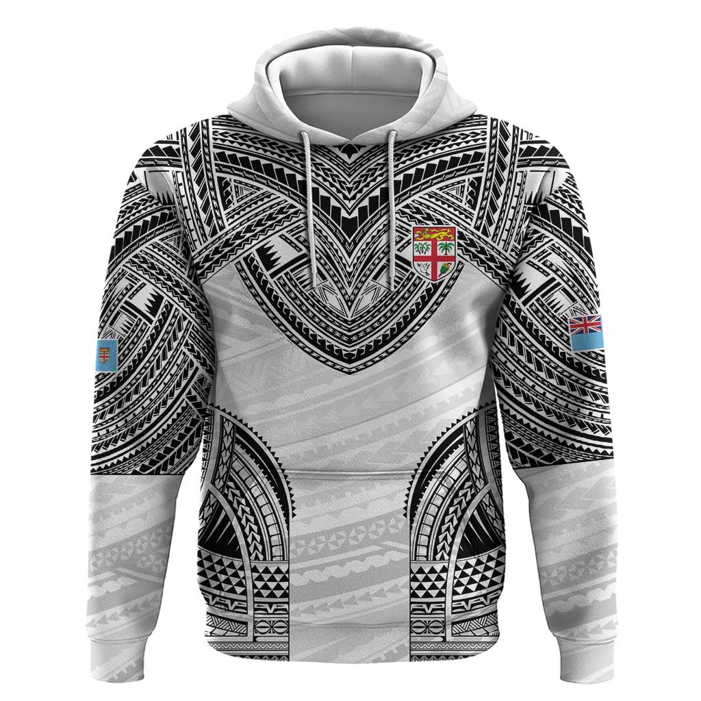 Flying Fijians Pacific Fiji Rugby Custom Hoodie Polynesian Pattern