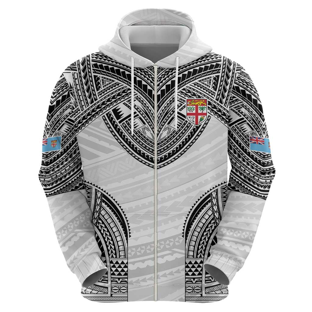 Flying Fijians Pacific Fiji Rugby Custom Hoodie Polynesian Pattern