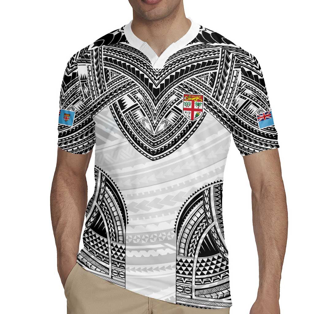 Flying Fijians Pacific Fiji Rugby Custom Rugby Jersey Polynesian Pattern