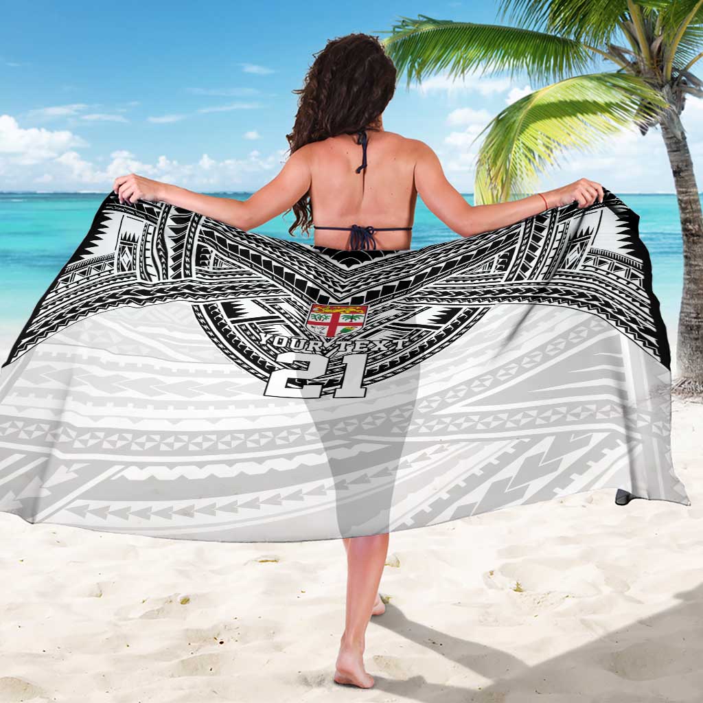 Flying Fijians Pacific Fiji Rugby Custom Sarong Polynesian Pattern