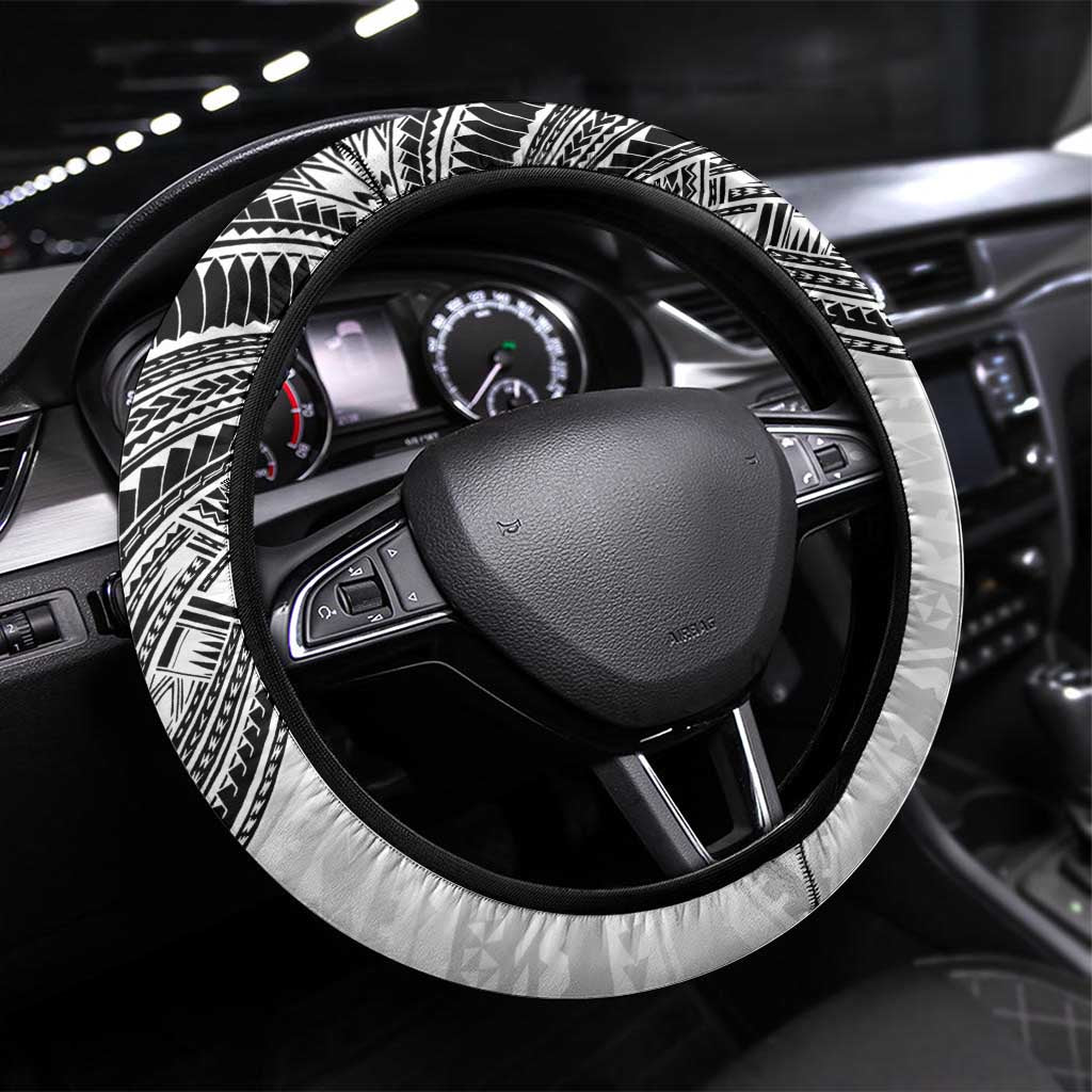 Flying Fijians Pacific Fiji Rugby Steering Wheel Cover Polynesian Pattern