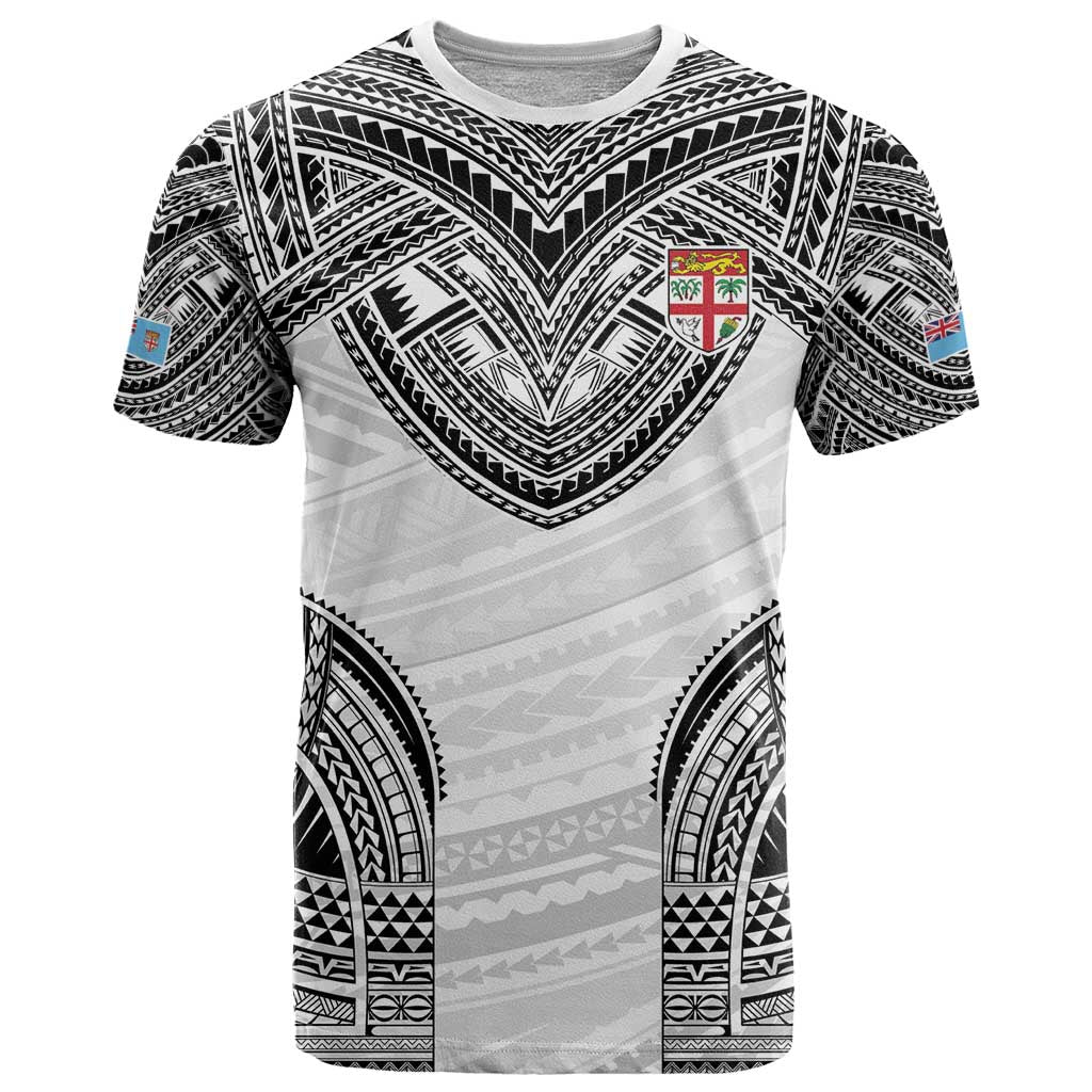 Flying Fijians Pacific Fiji Rugby Custom T Shirt Polynesian Pattern
