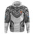 Flying Fijians Pacific Fiji Rugby Custom Zip Hoodie Polynesian Pattern