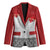 Ikale Tahi Pacific Tonga Rugby Custom Blazer Tongan Ngatu with Flag Pattern - Polynesian Pride