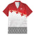 Ikale Tahi Pacific Tonga Rugby Custom Family Matching Short Sleeve Bodycon Dress and Hawaiian Shirt Tongan Ngatu with Flag Pattern