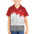 Ikale Tahi Pacific Tonga Rugby Custom Family Matching Tank Maxi Dress and Hawaiian Shirt Tongan Ngatu with Flag Pattern
