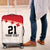 Ikale Tahi Pacific Tonga Rugby Custom Luggage Cover Tongan Ngatu with Flag Pattern