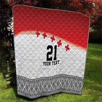 Ikale Tahi Pacific Tonga Rugby Custom Quilt Tongan Ngatu with Flag Pattern LT9 - Polynesian Pride