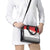 Ikale Tahi Pacific Tonga Rugby Custom Shoulder Handbag Tongan Ngatu with Flag Pattern