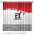 Ikale Tahi Pacific Tonga Rugby Custom Shower Curtain Tongan Ngatu with Flag Pattern