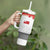 Ikale Tahi Pacific Tonga Rugby Custom Tumbler With Handle Tongan Ngatu with Flag Pattern