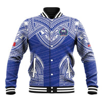 Manu Samoa Pacific Samoa Rugby Custom Baseball Jacket Polynesian Pattern