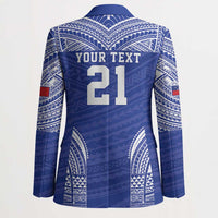 Manu Samoa Pacific Samoa Rugby Custom Blazer Polynesian Pattern - Polynesian Pride