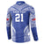 Manu Samoa Pacific Samoa Rugby Custom Button Sweatshirt Polynesian Pattern
