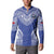 Manu Samoa Pacific Samoa Rugby Custom Button Sweatshirt Polynesian Pattern