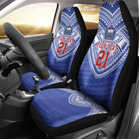 Manu Samoa Pacific Samoa Rugby Custom Car Seat Cover Polynesian Pattern