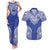 Manu Samoa Pacific Samoa Rugby Custom Couples Matching Tank Maxi Dress and Hawaiian Shirt Polynesian Pattern