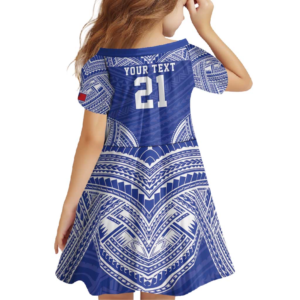 Manu Samoa Pacific Samoa Rugby Custom Family Matching Mermaid Dress and Hawaiian Shirt Polynesian Pattern