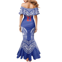 Manu Samoa Pacific Samoa Rugby Custom Family Matching Mermaid Dress and Hawaiian Shirt Polynesian Pattern