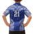 Manu Samoa Pacific Samoa Rugby Custom Family Matching Off Shoulder Maxi Dress and Hawaiian Shirt Polynesian Pattern