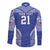 Manu Samoa Pacific Samoa Rugby Custom Long Sleeve Button Shirt Polynesian Pattern