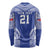 Manu Samoa Pacific Samoa Rugby Custom Long Sleeve Shirt Polynesian Pattern