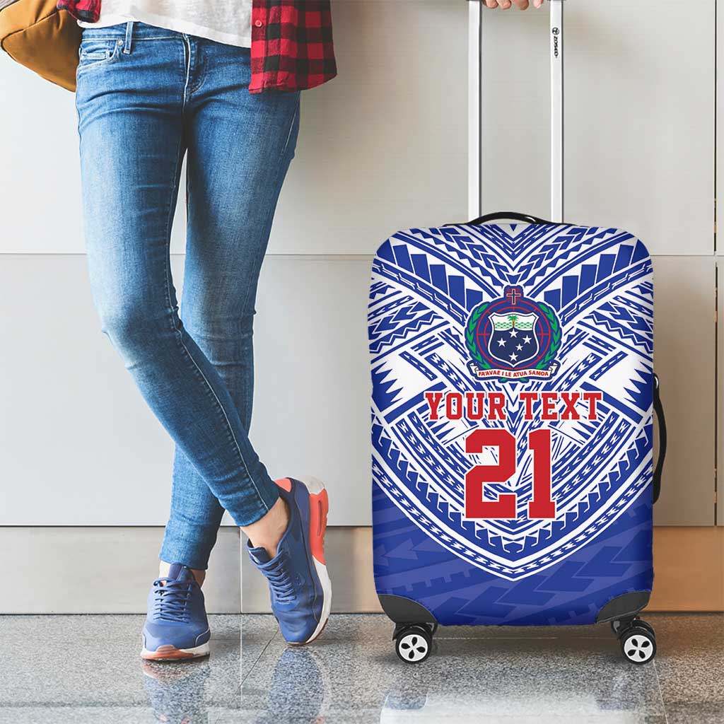 Manu Samoa Pacific Samoa Rugby Custom Luggage Cover Polynesian Pattern LT9 - Polynesian Pride