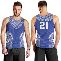 Manu Samoa Pacific Samoa Rugby Custom Men Tank Top Polynesian Pattern