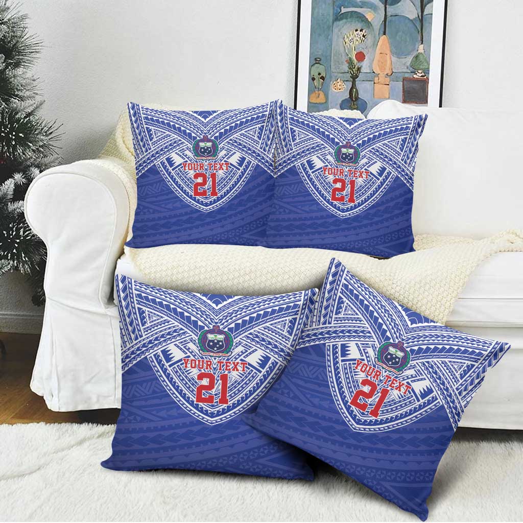 Manu Samoa Pacific Samoa Rugby Custom Pillow Cover Polynesian Pattern - Polynesian Pride