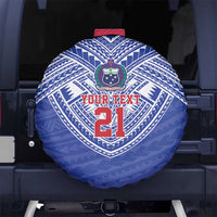 Manu Samoa Pacific Samoa Rugby Custom Spare Tire Cover Polynesian Pattern
