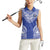 Manu Samoa Pacific Samoa Rugby Custom Women Sleeveless Polo Shirt Polynesian Pattern