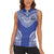 Manu Samoa Pacific Samoa Rugby Custom Women Sleeveless Polo Shirt Polynesian Pattern
