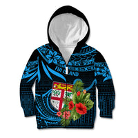 Fiji Islands Kid Hoodie With Polynesian Tribal Happy National Day LT9 - Polynesian Pride