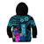 Polynesian Guam Kid Hoodie With Latte Stone Happy Liberation Day LT9 - Polynesian Pride