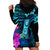 Custom Polynesian Guam Hoodie Dress With Latte Stone Happy Liberation Day LT9 - Polynesian Pride