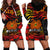 PNG Remembrance Day Hoodie Dress Polynesian Tribal and Poppy LT9 - Polynesian Pride