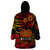 PNG Remembrance Day Wearable Blanket Hoodie Polynesian Tribal and Poppy LT9 - Polynesian Pride