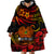 PNG Remembrance Day Wearable Blanket Hoodie Polynesian Tribal and Poppy LT9 - Polynesian Pride