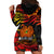 Custom PNG Remembrance Day Hoodie Dress Polynesian Tribal and Poppy LT9 - Polynesian Pride