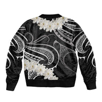 White Sunday Tokelau Gardenia Thunbergia Bomber Jacket Fakamalo Atu Kia Te Koutou Uma