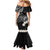 White Sunday Tokelau Gardenia Thunbergia Family Matching Mermaid Dress and Hawaiian Shirt Fakamalo Atu Kia Te Koutou Uma
