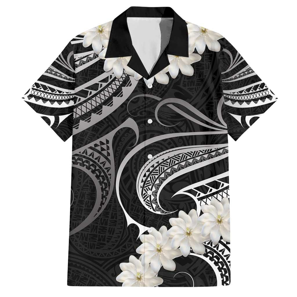 White Sunday Tokelau Gardenia Thunbergia Hawaiian Shirt Fakamalo Atu Kia Te Koutou Uma