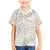 Tokelau Gardenia Thunbergia Family Matching Mermaid Dress and Hawaiian Shirt Black Polynesian Art Vibe