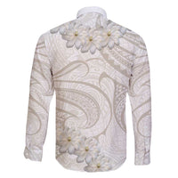 Tokelau Gardenia Thunbergia Family Matching Tank Maxi Dress and Hawaiian Shirt Black Polynesian Art Vibe