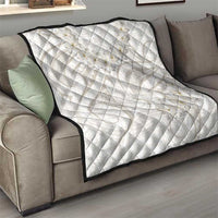 Tokelau Gardenia Thunbergia Quilt Black Polynesian Art Vibe