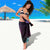 Hawaiian Sea Turtle Sarong Pink Hibiscus Flowers and Kakau Pattern