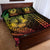 Hawaiian Sea Turtle Quilt Bed Set Reggae Hibiscus Flowers and Kakau Pattern